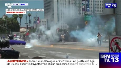 Émeutes en Californie: la manifestation commence à se tendre à Los Angeles