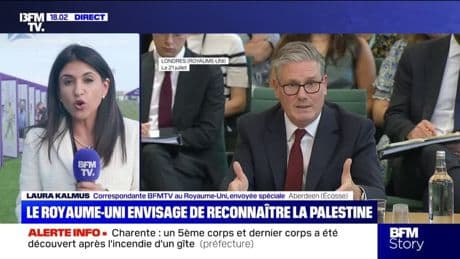 Le Royaume-Uni reconnaîtra l'État de Palestine en septembre, sauf si Israël prend certains engagements