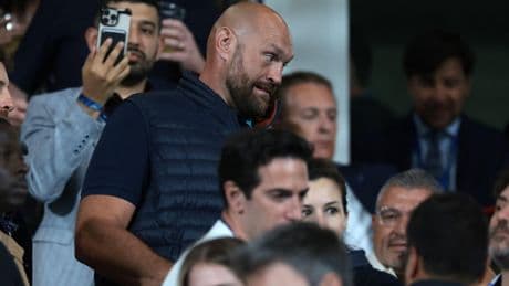 Tyson Fury whisks wife Paris away on private jet and head straight to Como vs Inter Serie A title decider