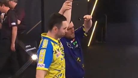Fans spot Luke Littler’s classy gesture towards Luke Humphries after loss in final of Premier League Darts