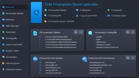 Ashampoo Privacy Inspector – Kostenlose Vollversion