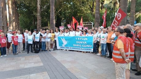 Denizli'de 1 Eylül açıklaması: Barış ve demokrasi mücadelesini yükseltelim