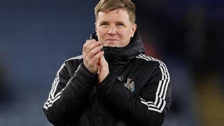 Premier League : hospitalisé, le coach de Newcastle Eddie Howe absent contre Manchester United
