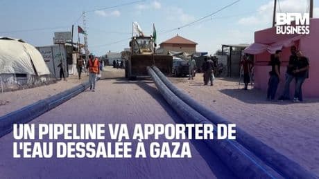 Un pipeline va apporter de l'eau dessalée à Gaza