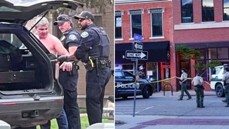 Six people injured in petrol bomb and flamethrower attack at Colorado pro-Israel rally