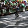 Twee pro-Palestijnse demonstranten gearresteerd tijdens tijdrit Vuelta