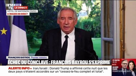 François Bayrou invite les participants au conclave sur les retraites infructueux à "le rencontrer" ce mardi matin pour "rechercher une voie de passage dans l'intérêt de notre pays"