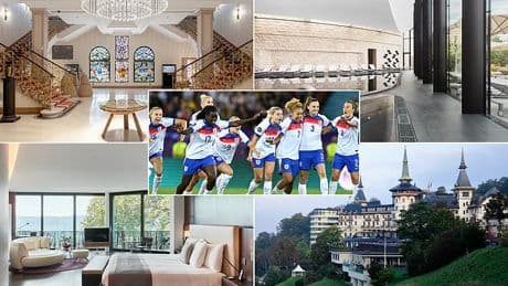 Inside England's luxury Zurich base with private spa and stunning views as Lionesses prepare for Euros semi-final showdown with Italy in style