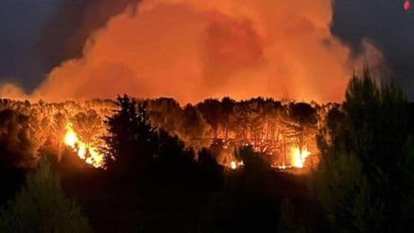 Un muerto, un desaparecido y nueve heridos en el mayor incendio del año en Francia: el fuego arrasa 11.000 hectáreas