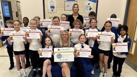Wishaw primary end school year by picking up Digital Schools Award