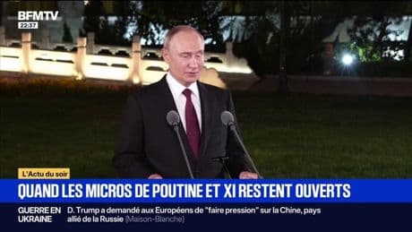 "Atteindre l'immortalité": Vladimir Poutine répond sur son échange avec Xi Jinping
