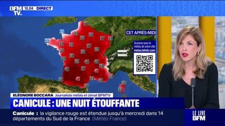 Canicule : 14 départements en alerte rouge - 12/08