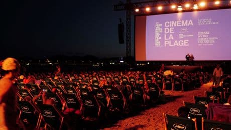 At the Cannes Film Festival, These Screenings Are on the Beach