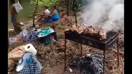 Pillados de barbacoa en Navarra en plena alerta máxima por los fuegos: "Son irresponsables"