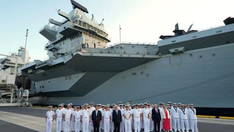 Japan says security ties with the UK at 'a new level' as aircraft carrier arrives in Tokyo