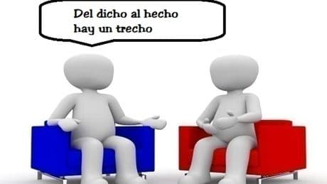 ¿De dónde viene la expresión &#039;Del dicho al hecho hay un trecho&#039;?