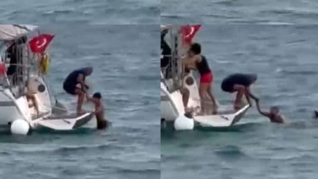 Mersin'de 6 kişinin içinde olduğu tekne alabora oldu