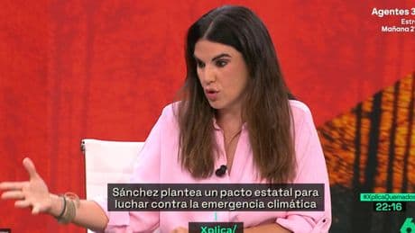 La meteoróloga Joanna Ivars se planta en directo por los incendios: "Fue una mierda y ahora es otra mierda"