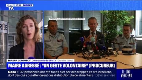 Maire agressé en Isère: le procureur de Grenoble réclame la qualification de tentative d'assassinat sur personne dépositaire de l'autorité publique contre le mis en cause