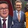 TV host Tony Squires chokes back tears as he farewells viewers after his star-studded Back Page sports show was axed after almost 30 YEARS