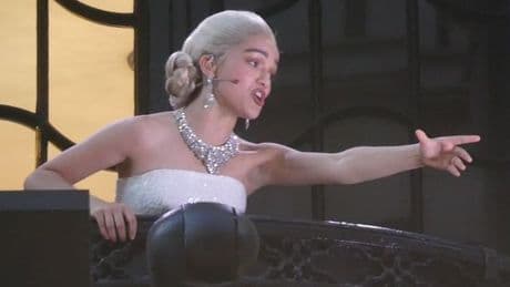 Rachel Zegler gives free performance outside London theatre as Evita production kicks off