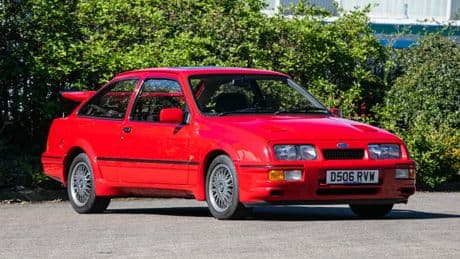 Iconic Ford Sierra Cosworth set to sell for £90,000 – over five times what it was worth back in 1980s
