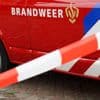 Zeer grote brand in loods Ter Apelkanaal, brandweer moet zich terugtrekken