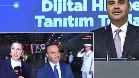 Bakan Kacır’dan TEKNOFEST Mavi Vatan’da CNN Türk’e Çelik Kubbe mesajı
