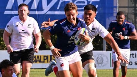 Coupe du monde U20 de rugby : terrassée par les Baby Blacks, l’équipe de France s’arrête aux portes de la finale