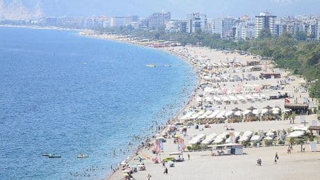 Antalya'da deniz suyu sıcaklıkları