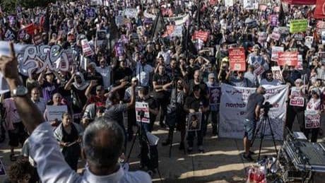 Tel Aviv’de Gazze soykırımına karşı protesto: İsrailli olmaktan utanıyorum