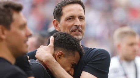 Zwei Stürmer, zwei Torhüter und Trainer Toppmöller: Die prägenden Figuren der Eintracht-Saison