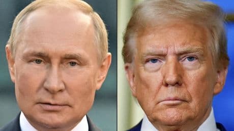 Donald Trump estime à "25%" le risque d'échec de sa rencontre avec Vladimir Poutine