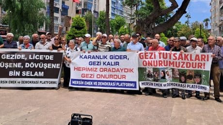 Mersin'de Gezi Direnişi'nin 12. yılında anma: "Gezi halkın vicdanından yükselen bir isyandı”