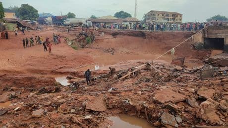 At least 150 killed after heavy flooding in Nigeria