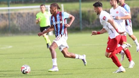 Trabzonspor hazırlık maçında galip
