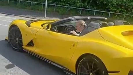 Man City star Erling Haaland adds £320,000 yellow Ferrari to eye-watering car collection with new