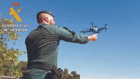 La Guardia Civil blinda en Toledo la 'zona cero' del robo de cobre: drones y helicópteros protegen el AVE