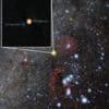 Heldere ster Betelgeuze heeft een sidekick, maar die is ten dode
opgeschreven