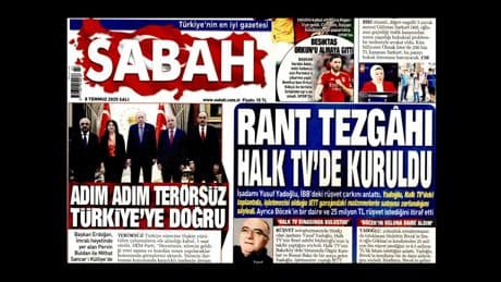 Sabah gazetesi Halk TV’yi hedef aldı
