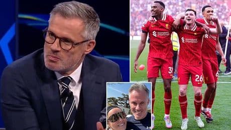 Jamie Carragher reveals why he missed Liverpool's title celebrations - after pundit's no-show for Sky Sports coverage of crucial Tottenham clash