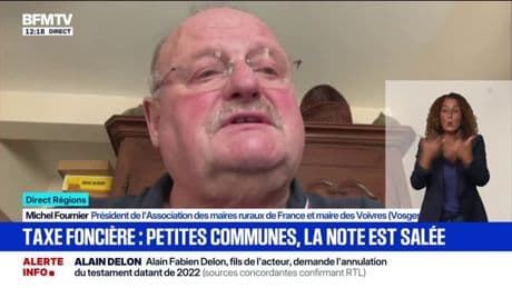 Taxe foncière: "Il est regrettable que la seule ressource aujourd'hui ne puisse s'appliquer que sur la propriété bâtie", souligne Michel Fournier, président de l'Association des maires ruraux de France