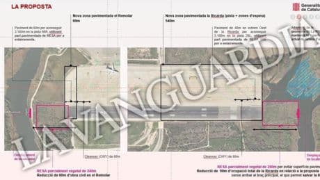 Así es la nueva propuesta de ampliación de El Prat: reduce 90 metros la afectación sobre la Ricarda