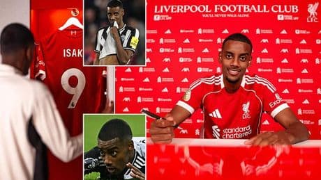 Liverpool make blunder in £125m Alexander Isak announcement post - but can you spot it?