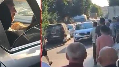 Küçükçekmece’de dehşet! Araçtaki kadının çığlığına çevredekiler koştu