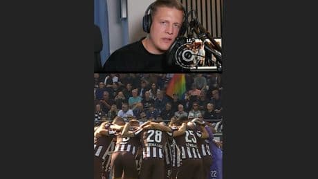 St. Pauli - Augsburg - Unsportliche Wagner-Szene