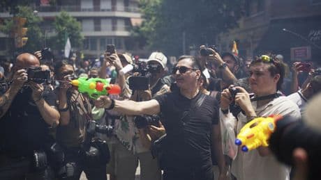 Spaniards packing water pistols blame impact of mass tourism for housing crunch