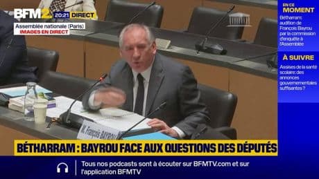 Affaire Bétharram: "J'ai été diffamé à perte de semaines (…) c'est indigne", affirme François Bayrou