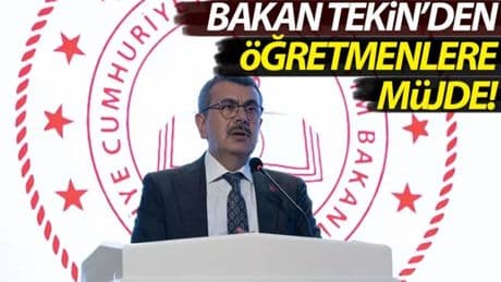 Bakan Tekin'den öğretmenlere çifte müjde gibi açıklama! Kritik tarihi açıkladı