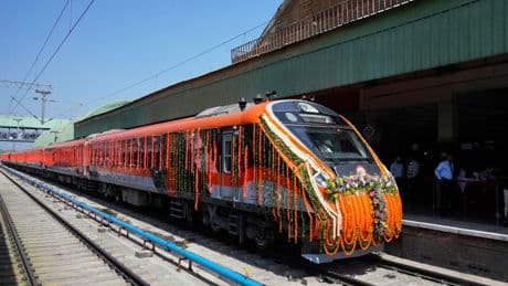 Modi inaugurates ambitious rail project connecting Kashmir to Indian plains